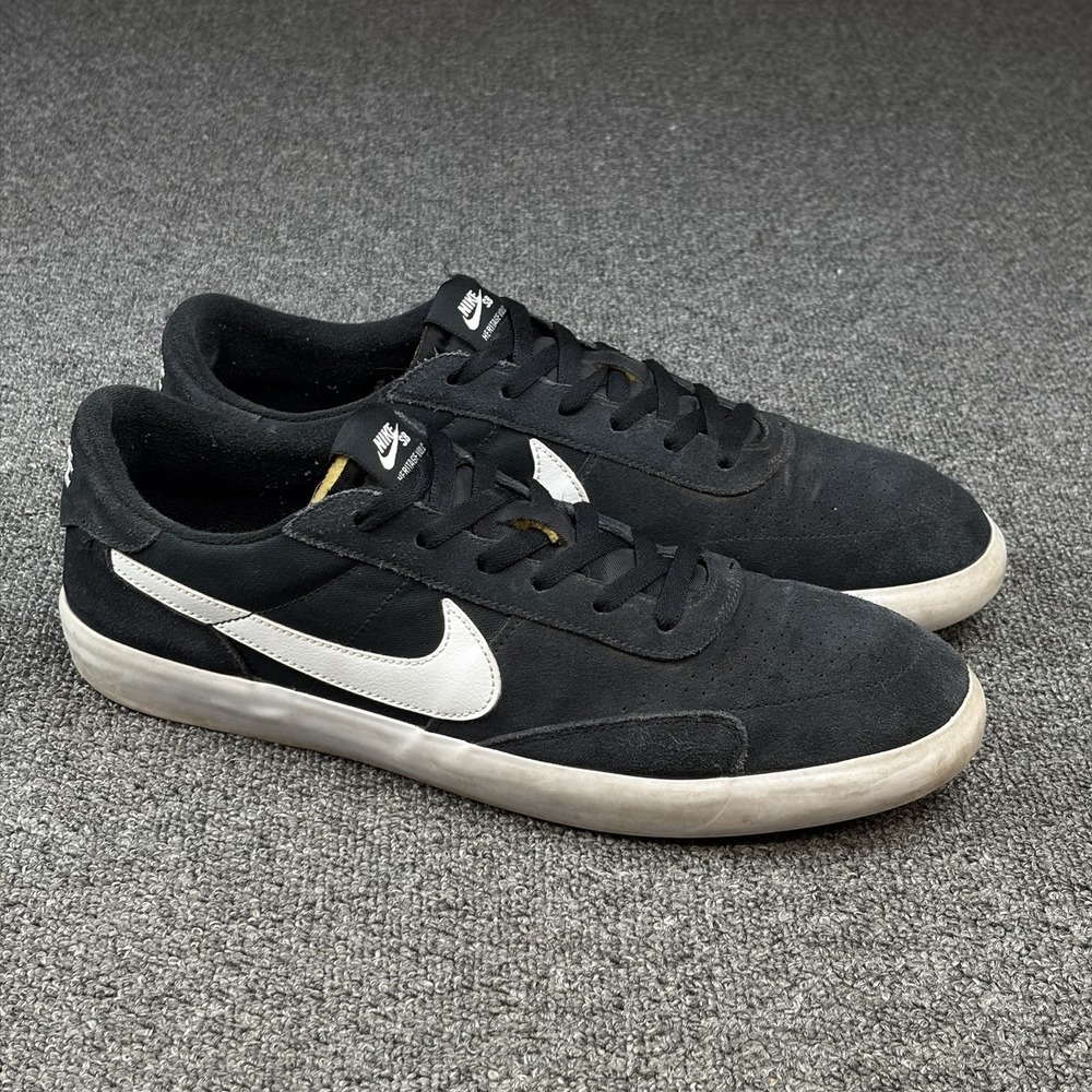 Nike SB Heritage Vulc Black White Skate Shoes Sneakers CD5010-003 Men's Size 13